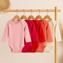 Kit 5 Body Bebê Manga Longa Liso Suedine Algodão Kit 5 Body Bebê Manga Longa Liso Suedine Algodão