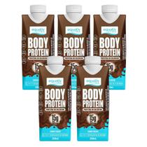 Kit 5 Body Protein Cacau 15g Proteína Equaliv - 250ml