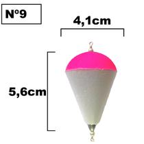 Kit 5 Boia de Arremesso para Pesca em Isopor Nº4 Até Nº14 Pescaria Lambari