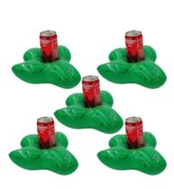 Kit 5 Boia Porta Copo Formato Cacto p/ Piscina Kit 5 Boia Porta Copo Formato Cacto p/ Piscina