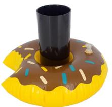 Kit 5 Boias Porta Copo Donuts Marrom Granulado Bo49720