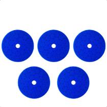 Kit 5 Boina De Polimento Automotivo Azul Corte Leve 5P Kit 5 Boina De Polimento Automotivo Azul Corte Leve 5P