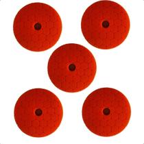 Kit 5 Boina Polimento Automotivo Laranja Refino 5P Kit 5 Boina Polimento Automotivo Laranja Refino 5P