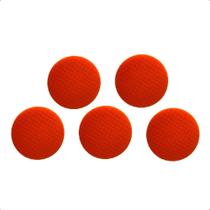Kit 5 Boina Square De Polimento Carro Laranja Refino 5"
