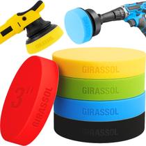 Kit 5 Boinas Espuma 3 Polegadas 80mm Polimento Automotivo Corte Refino Lustro KP1