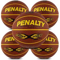 Kit 5 Bolas de Basquete Penalty Pro 7.9 Oficial Masculino FIBA NBB Kit 5 Bolas de Basquete Penalty Pro 7.9 Oficial Masculino FIBA NBB