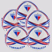 Kit 5 Bolas Fortaleza Estádios 24 Campo Branca