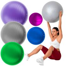Kit 5 Bolas Pilates Suiça Fisioterapia Yoga Treino Academia