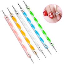 Kit 5 Boleadores Ponta Dupla Decoração Unhas bolo artesanato Kit 5 Boleadores Ponta Dupla Decoração Unhas bolo artesanato