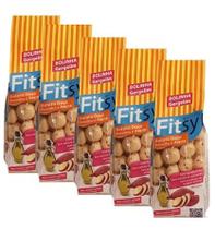 Kit 5 Bolinhas Fitsy Biscoito de Batata Doce e Polvilho com Gergelim e Azeite de Oliva Sem Glúten e Vegano Kit 5 Bolinhas Fitsy Biscoito de Batata Doce e Polvilho com Gergelim e Azeite de Oliva Sem Glúten e Vegano