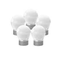 Kit 5 bolinhas led 6w 6000k 127v/220v luminatti