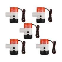 Kit 5 Bombas de Porão 1100 GPH SEAFLO 12V 3A Barco Lancha Jet
