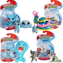 Kit 5 Boneco Pokemon Figura de Batalha 7cm Articulado Dtc