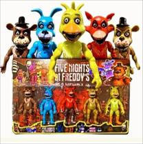 Kit 5 Bonecos Animatronics Five Nights At Freddy's - Five