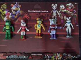 Kit 5 Bonecos Animatronics Five Nights At Freddy's Security