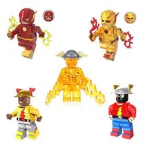 Kit 5 bonecos the flash bloco de montar Kit 5 bonecos the flash bloco de montar