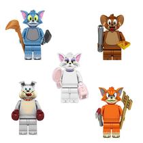 Kit 5 bonecos tom e jerry blocos de montar Kit 5 bonecos tom e jerry blocos de montar