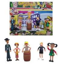 Kit 5 Bonecos Turma Do Chaves Animado Brinquedo Infantil