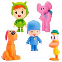 Kit 5 Bonecos Turma Do Pocoyo Vinil Cardoso Toys - Original