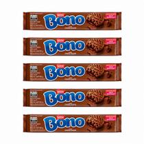 Kit 5 Bono Chocolate Nestlé 90g Biscoito Recheado Kit 5 Bono Chocolate Nestlé 90g Biscoito Recheado