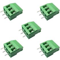 Kit 5 borne kre 3 terminais 180 graus sibratec