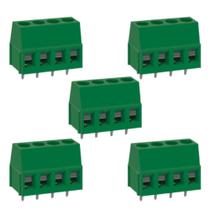 Kit 5 borne kre 4 terminais 180 graus sibratec