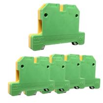 Kit 5 borne sak terra 16mm amarelo/verde stark