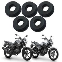 Kit 5 borracha ilho inferior amortizador abas fazer 150 factor 125 150 2014-2024 paramotos yamaha