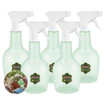 Kit 5 Borrifador Multiuso Pulverizador 580ml Limpeza Jardinagem Kit 5 Borrifador Multiuso Pulverizador 580ml Limpeza Jardinagem