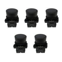 Kit 5 botão pulso plastico lk2-ea21 (preto) 1na lukma Kit 5 botão pulso plastico lk2-ea21 (preto) 1na lukma