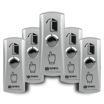 Kit 5 Botoeiras de Inox Contado N/A Kit 5 Botoeiras de Inox Contado N/A