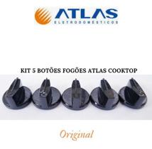 kit 5 botões fogão Atlas cooktop original