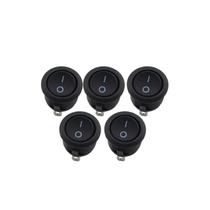 Kit 5 Botões Liga Desliga Interruptor Universal 2 pinos Kit 5 Botões Liga Desliga Interruptor Universal 2 pinos