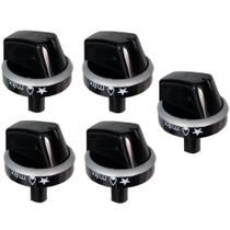 Kit 5 Botões Manipuladores Do Fogão Atlas Dako