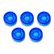 Kit 5 Botões Protetor Plastico Footswitch Pedal Topper Azul Kit 5 Botões Protetor Plastico Footswitch Pedal Topper Azul