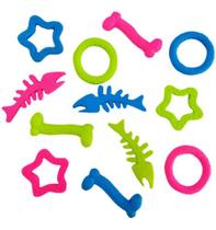 Kit 5 Brinquedo Pet Mordedor Borracha Dura Maciça Para Cães Pinscher York Shitzu Lulu