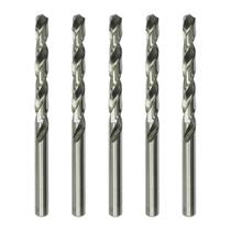 Kit 5 Brocas 10Mm Aço Rápido Hss Para Metal Profissional