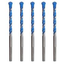 Kit 5 Brocas 6,5mm Multifunção Multimaterial Fura Tudo HTOM