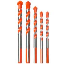 Kit 5 Brocas Fura Tudo Triangular Multifuncional 6mm 8mm 10mm 12mm Kit 5 Brocas Fura Tudo Triangular Multifuncional 6mm 8mm 10mm 12mm