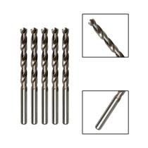 Kit 5 Brocas Paralelas Aço Rápido Hss 10,5Mm