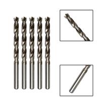 Kit 5 Brocas Paralelas Aço Rápido HSS 12,5mm