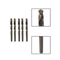 Kit 5 Brocas Paralelas Aço Rápido HSS 21/64"