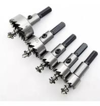 Kit 5 Brocas Serra Copo Aço 16,18,5,20,25,30mm