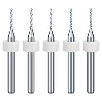 Kit 5 Brocas Tungstênio 1Mm Haste 3Mm Pcb Placa Circuito