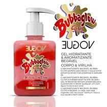 KIT 5 Bubba Glow Gel Creme Hidratante Para Corpo Virilha Beijável Sabor Morango Com Creme Vogue 300g