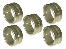 Kit 5 Buchas Eixo S Carretas Reta Aço (50,9x41,6x25mm) Sistema Tubless