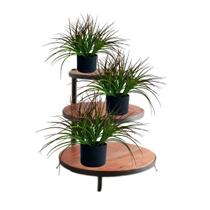 Kit 5 buques Folhagem artificial capim 39cm planta permanente para criação de arranjos e enfeites - DE27065