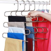 Kit 5 Cabide de Metal Organizador 5 Andares Calça Gravatas