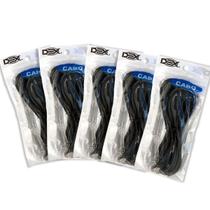 Kit 5 Cabo de Dados Extensor USB 2.0 Filtro Macho Fêmea 1,8M Alta Qualidade