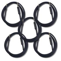 Kit 5 Cabo P2 Estereo + P10 Macho Mono 3.05M Mac Cabos